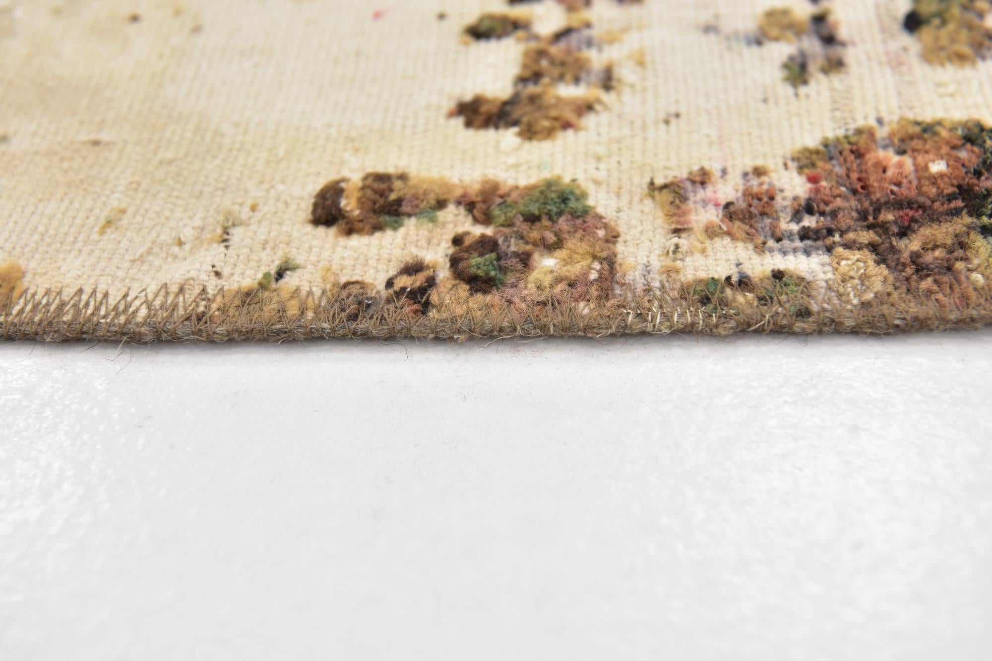 3' x 4' Hand Knotted Ultra Vintage Persian Wool Rug