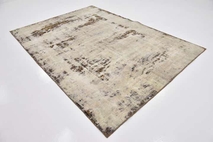 6' 6 x 9' 2 Hand Knotted Ultra Vintage Persian Wool Rug