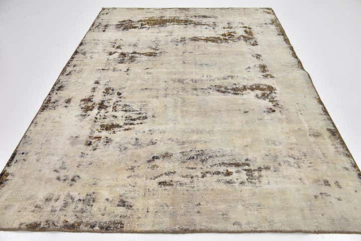 6' 6 x 9' 2 Hand Knotted Ultra Vintage Persian Wool Rug