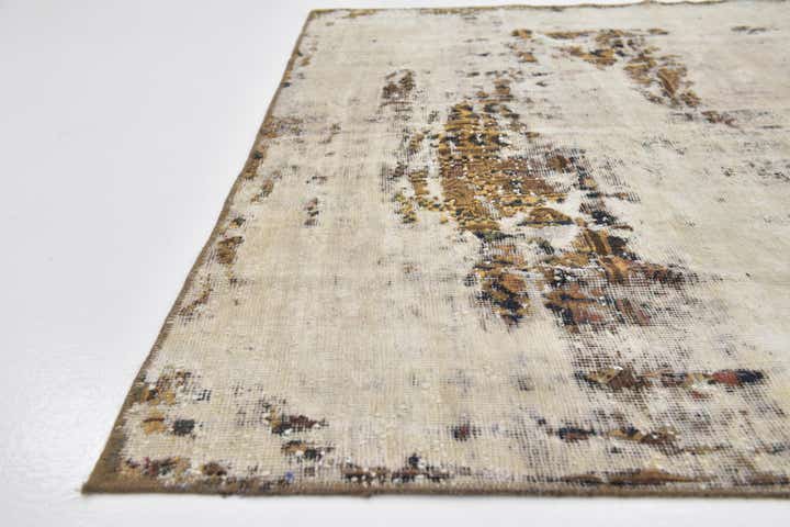 6' 6 x 9' 2 Hand Knotted Ultra Vintage Persian Wool Rug