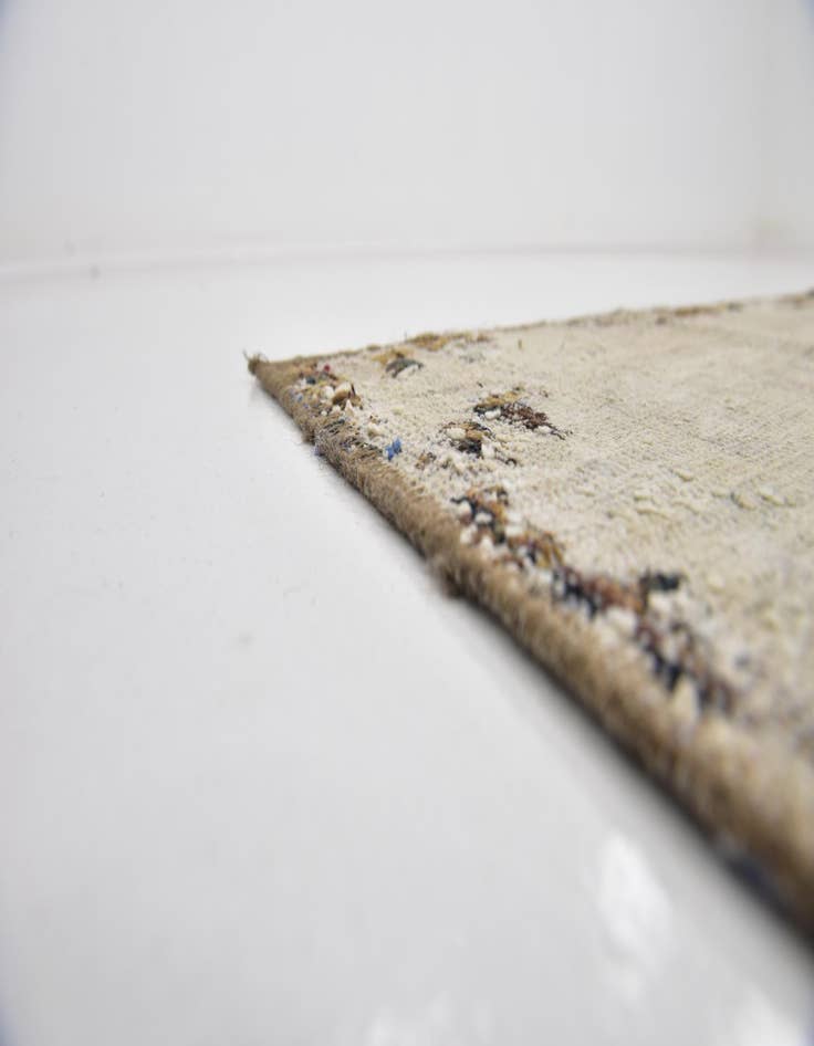 Detail image of 6' 6 x 9' 2  Hand Knotted Ultra Vintage Persian Wool Rug