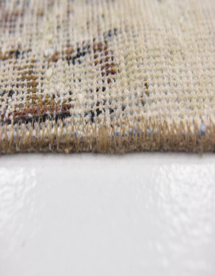 Detail image of 6' 6 x 9' 2  Hand Knotted Ultra Vintage Persian Wool Rug