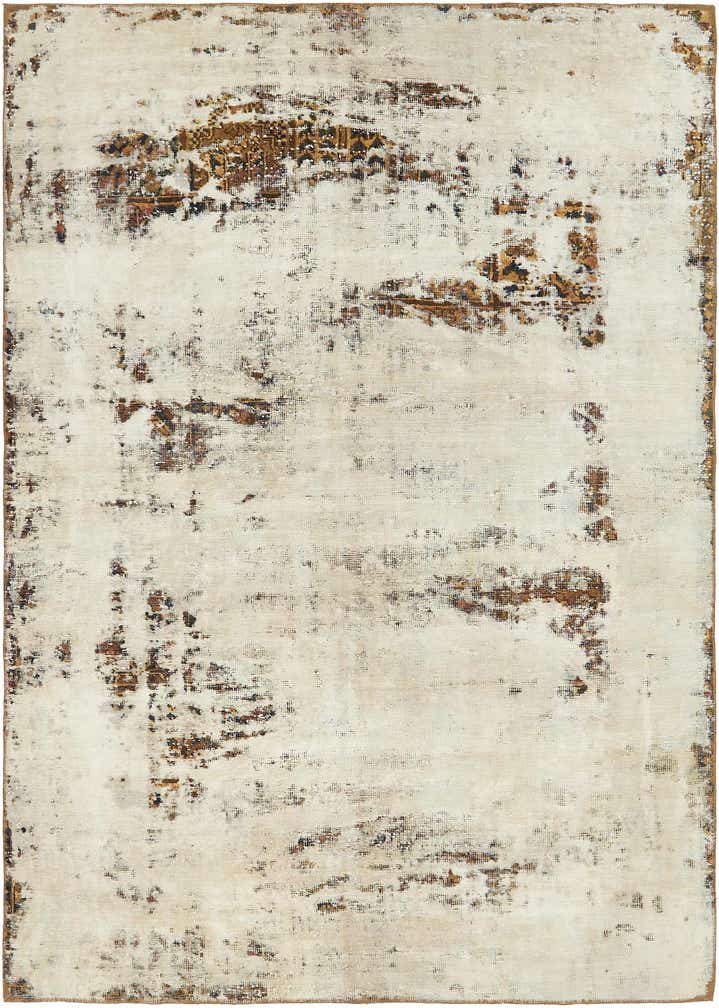 6' 6 x 9' 2 Hand Knotted Ultra Vintage Persian Wool Rug