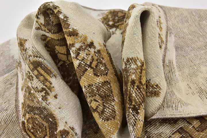 6' 2 x 9' 10 Hand Knotted Ultra Vintage Persian Wool Rug