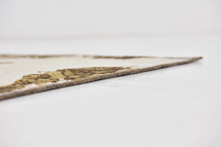 6' 2 x 9' 10 Hand Knotted Ultra Vintage Persian Wool Rug