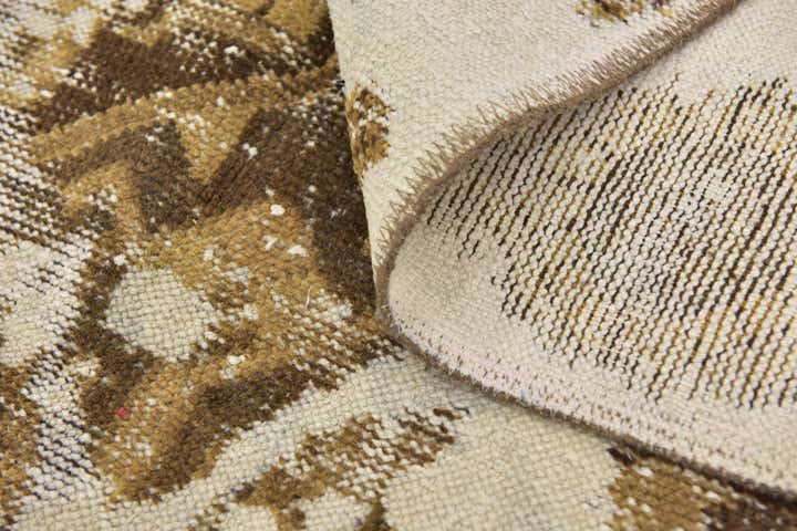 6' 2 x 9' 10 Hand Knotted Ultra Vintage Persian Wool Rug