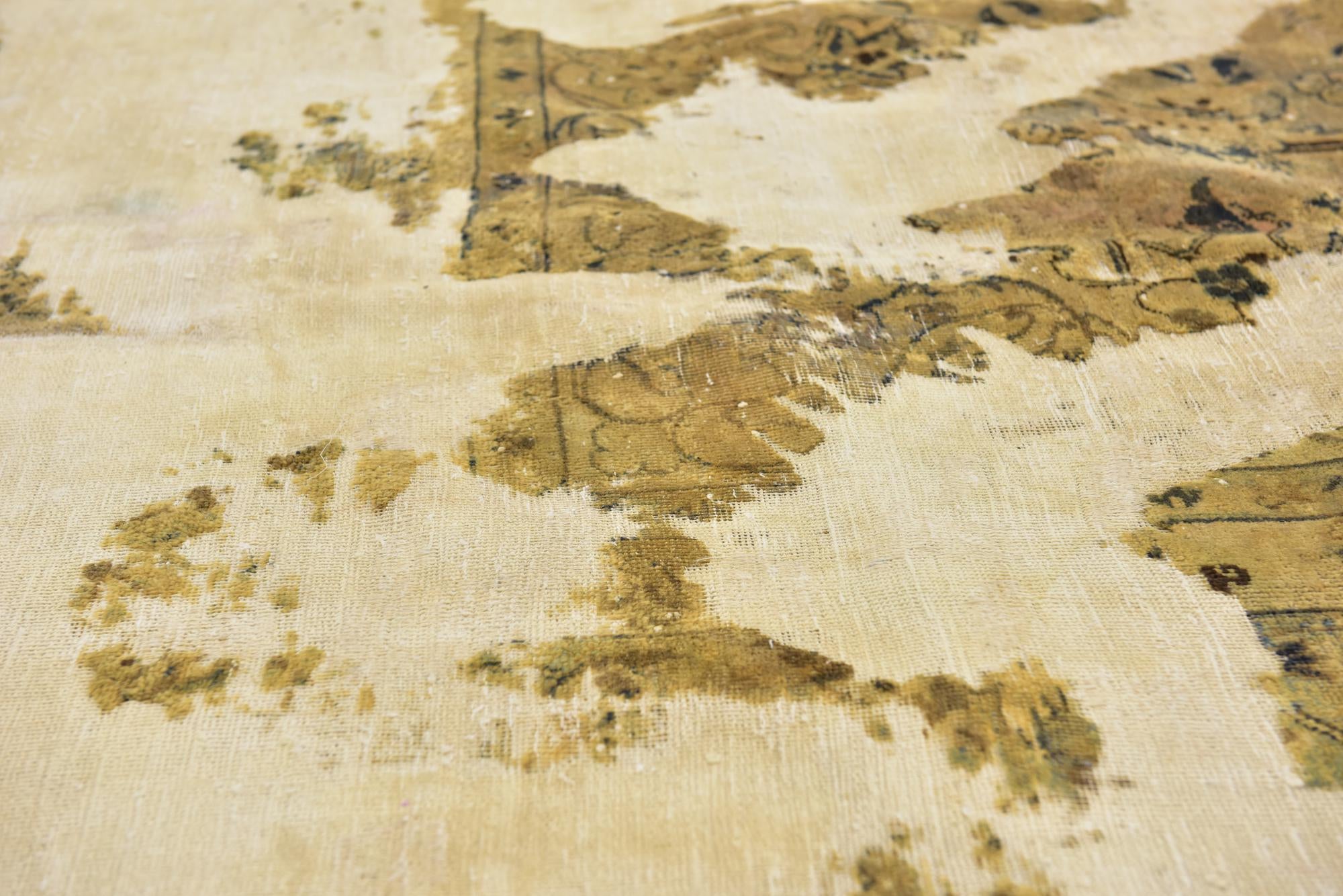 8' 2 x 11' 9 Hand Knotted Ultra Vintage Persian Wool Rug