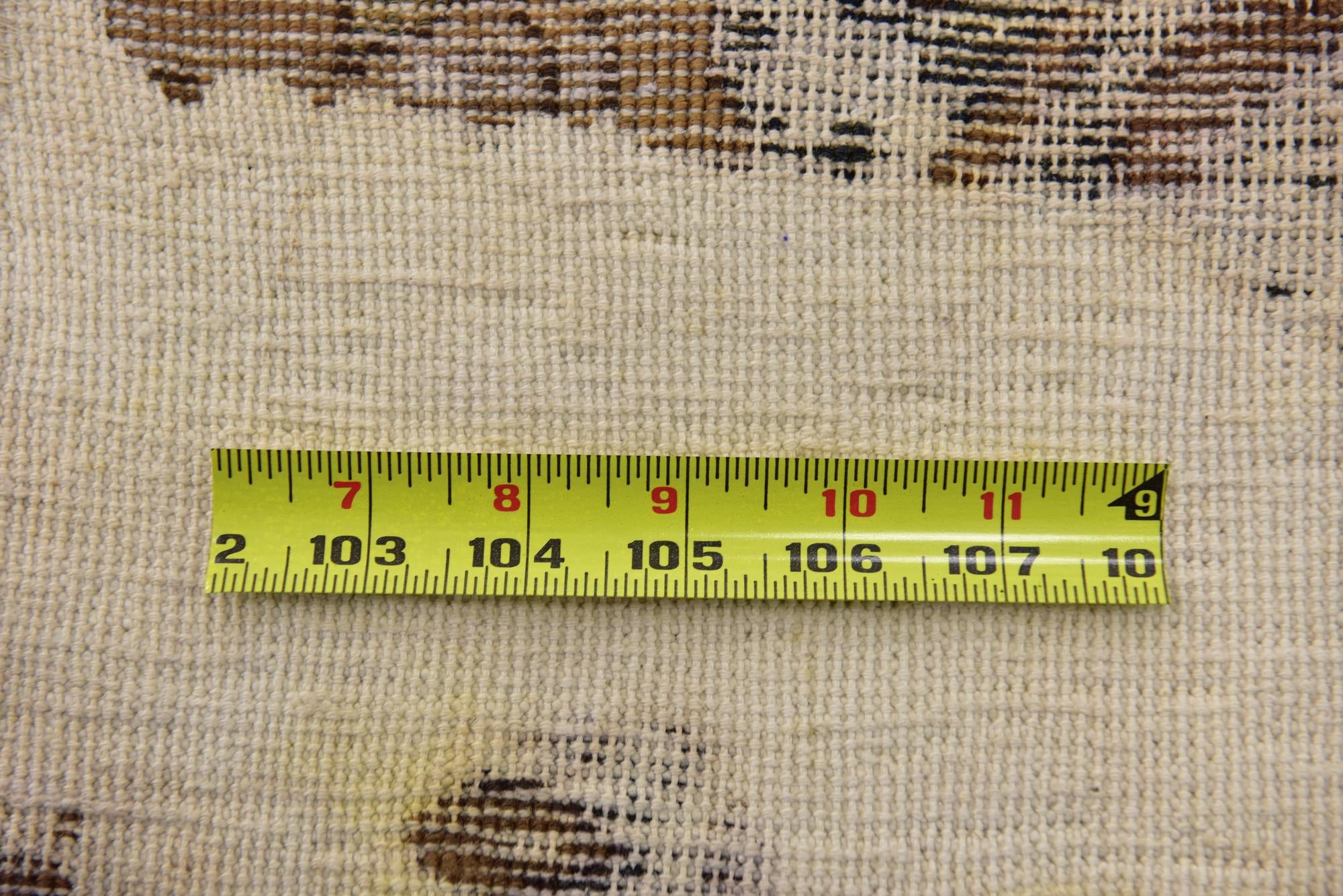 5' 9 x 9' Hand Knotted Ultra Vintage Persian Wool Rug