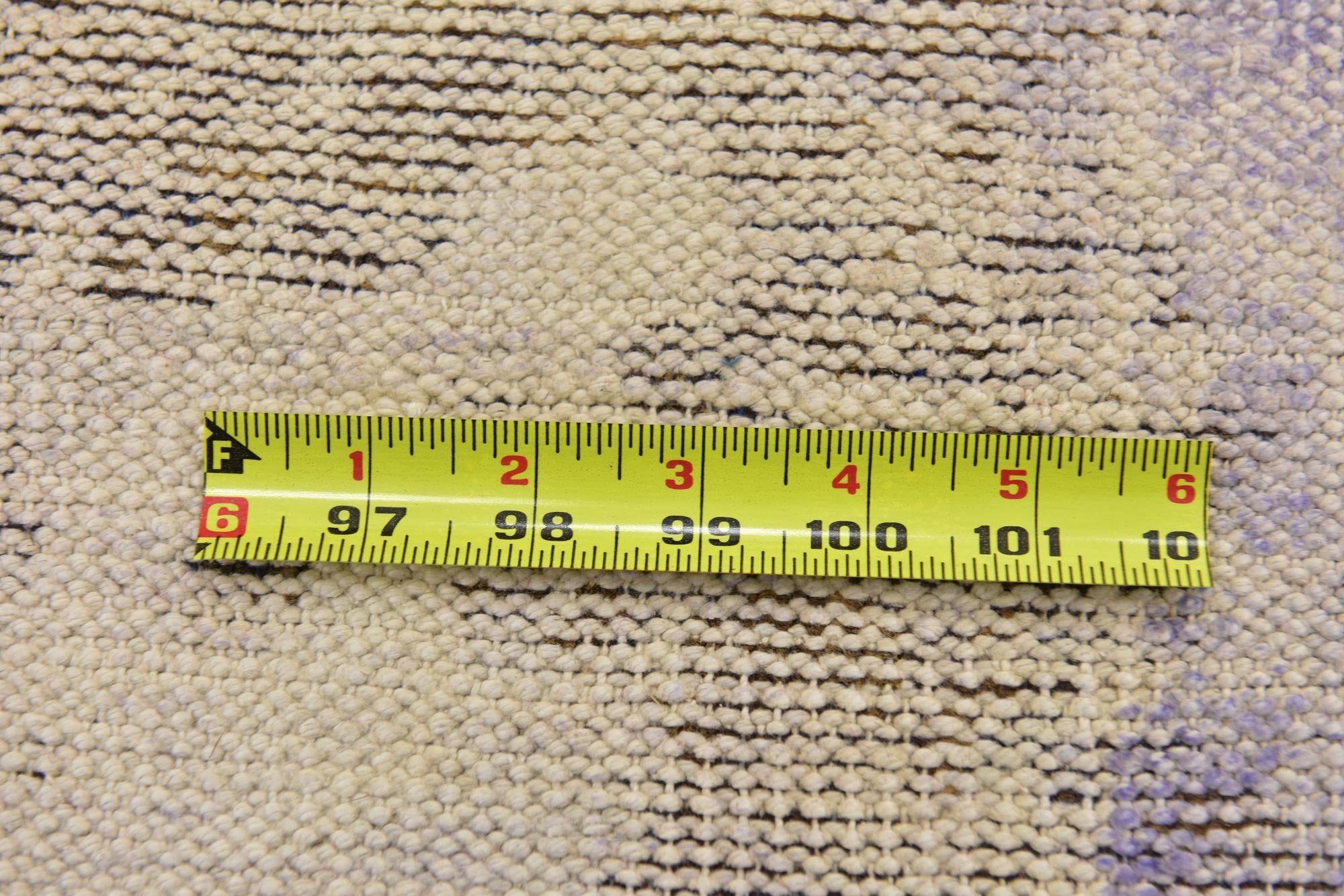6' 4 x 9' 6 Hand Knotted Ultra Vintage Persian Wool Rug
