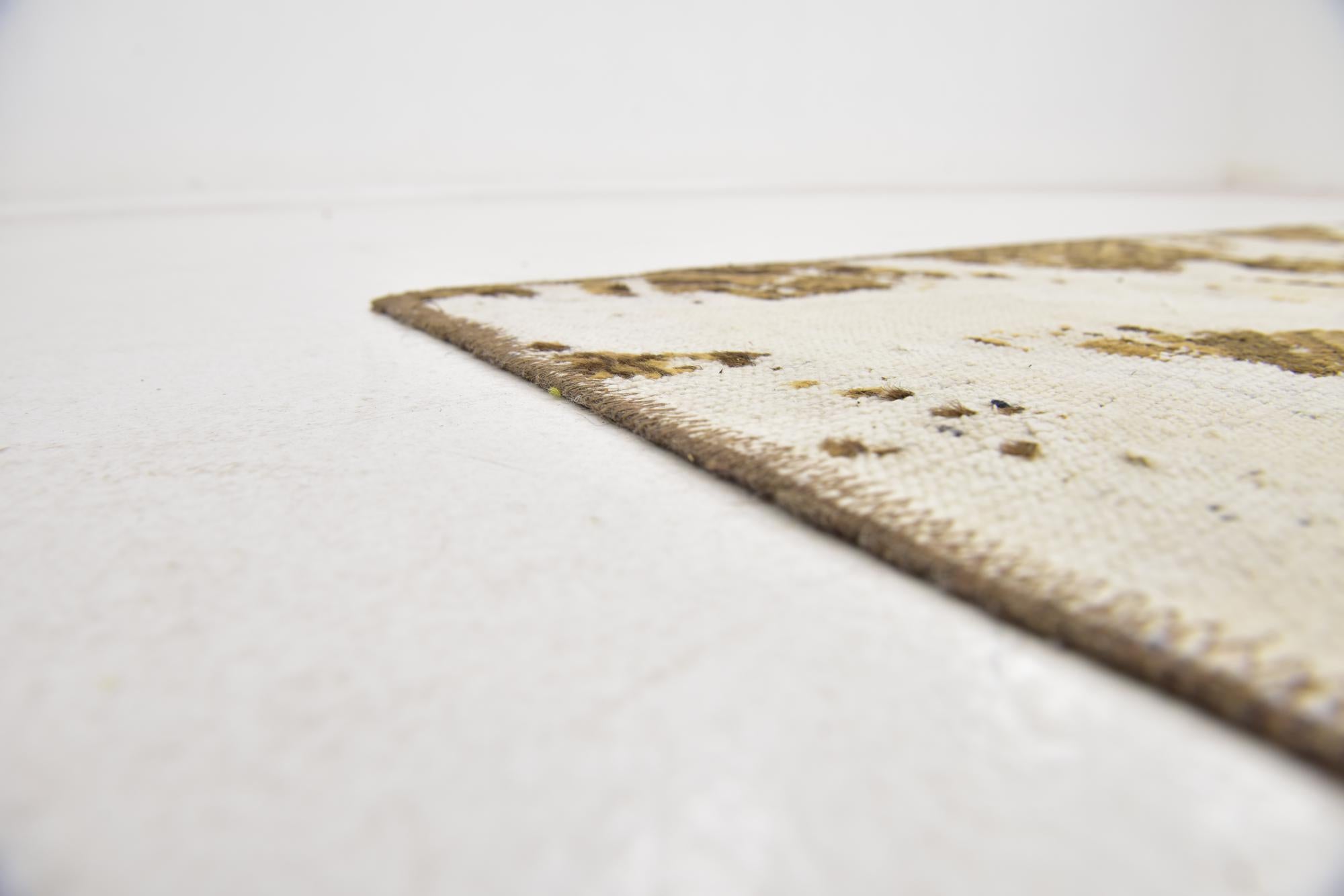 6' 4 x 9' 6 Hand Knotted Ultra Vintage Persian Wool Rug