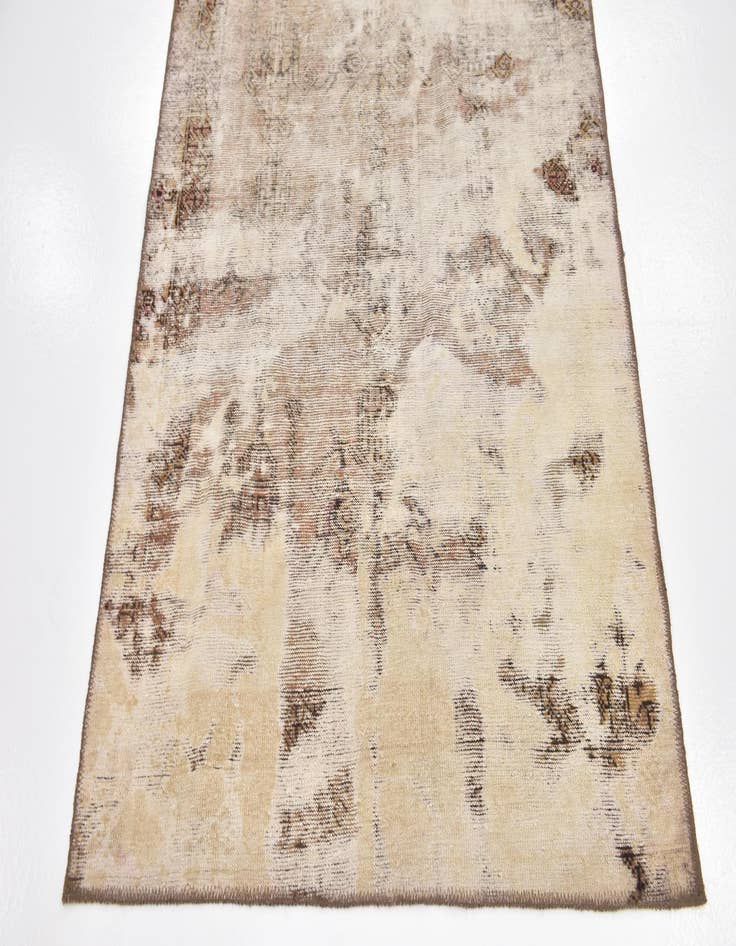 Detail image of 3' 8 x 7'  Hand Knotted Ultra Vintage Persian Wool Rug