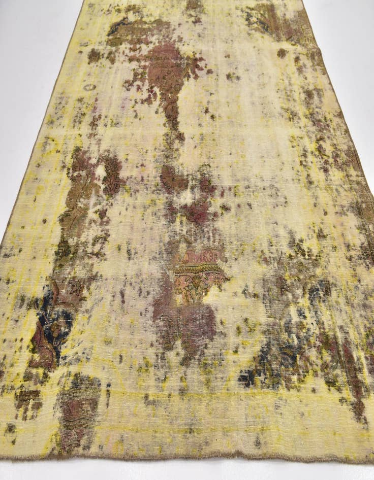 Detail image of 7' 3 x 9' 7  Hand Knotted Ultra Vintage Persian Wool Rug