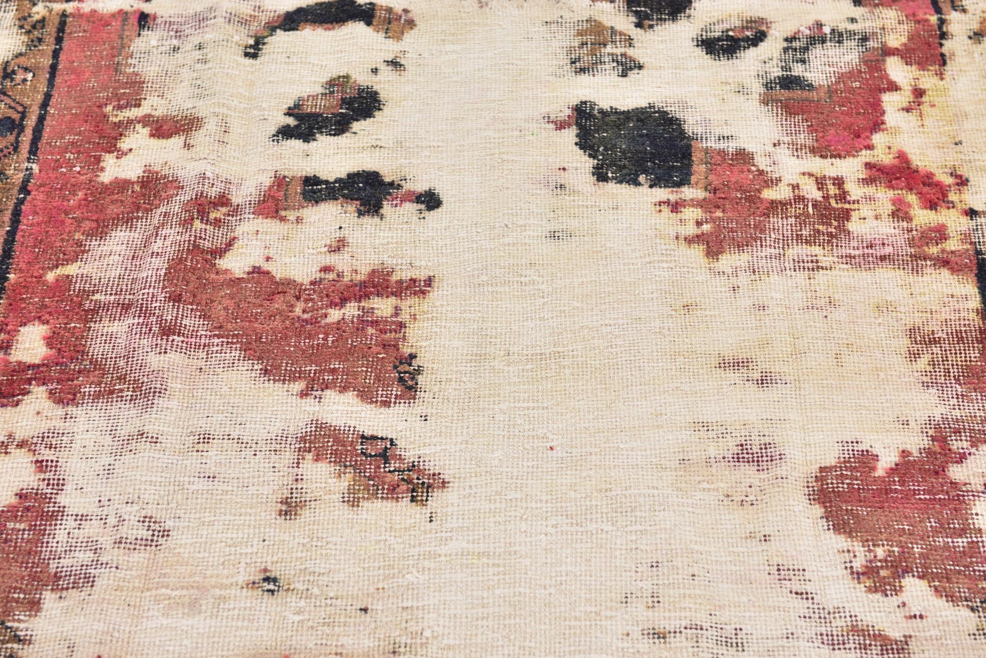 4' x 5' 3 Hand Knotted Ultra Vintage Persian Wool Rug