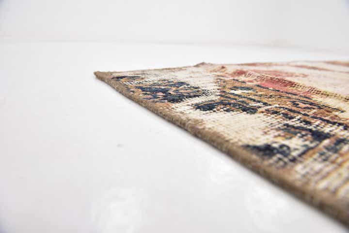 4' x 5' 3 Hand Knotted Ultra Vintage Persian Wool Rug