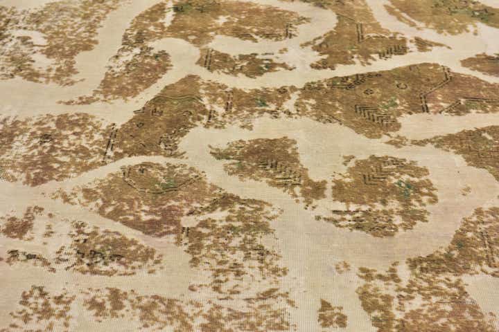 8' 6 x 12' Hand Knotted Ultra Vintage Persian Wool Rug