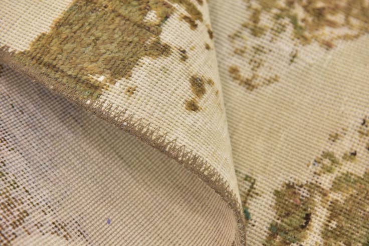 Detail image of 8' 6 x 12' Hand Knotted Ultra Vintage Persian Wool Rug