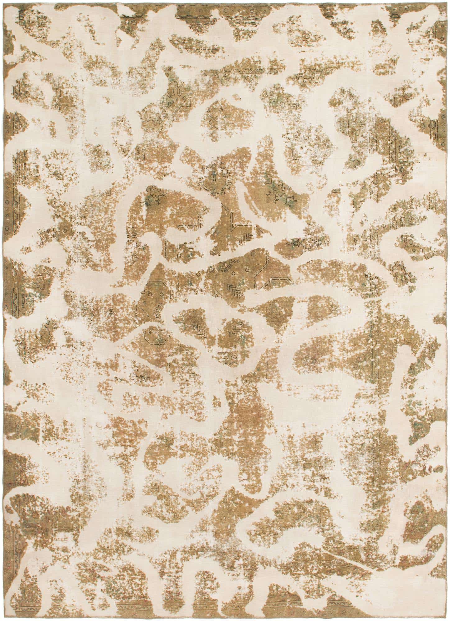 8' 6 x 12' Hand Knotted Ultra Vintage Persian Wool Rug