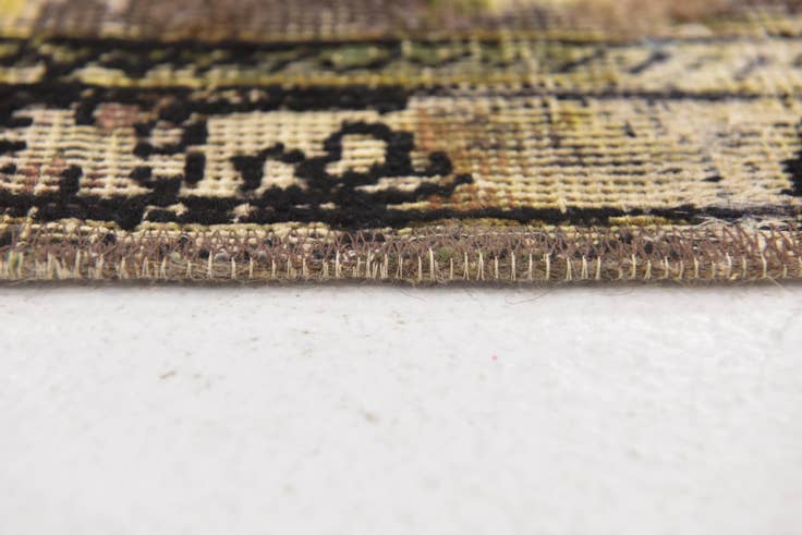 Detail image of 7' 3 x 10' 2 Hand Knotted Ultra Vintage Persian Wool Rug
