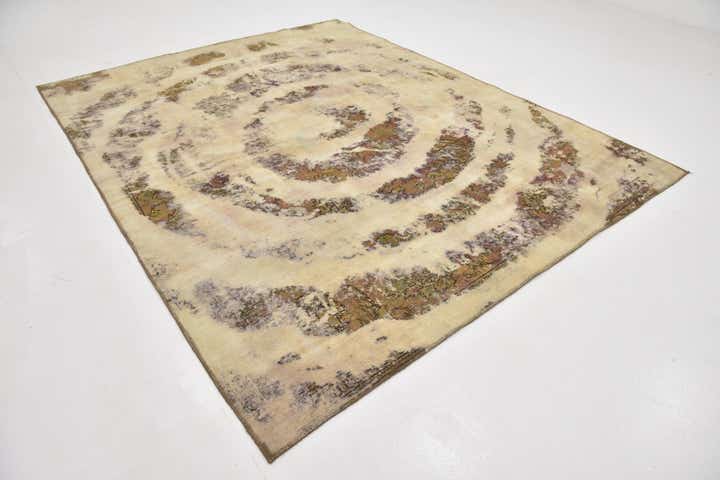 7' 5 x 9' 6 Hand Knotted Ultra Vintage Persian Wool Rug