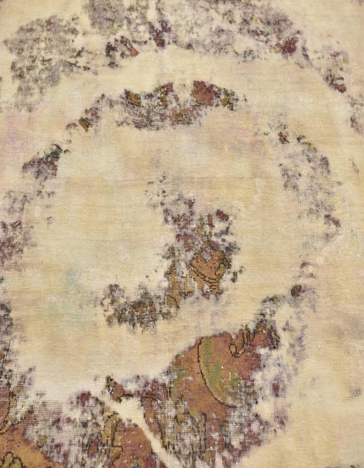 Detail image of 7' 5 x 9' 6  Hand Knotted Ultra Vintage Persian Wool Rug