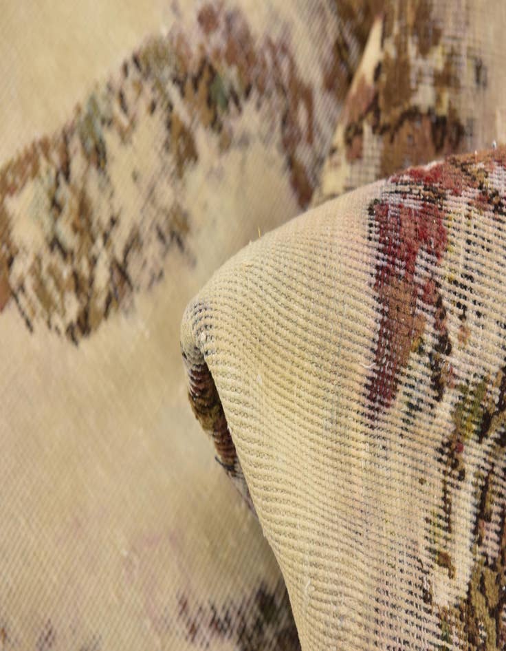 Detail image of 7' 5 x 9' 6  Hand Knotted Ultra Vintage Persian Wool Rug