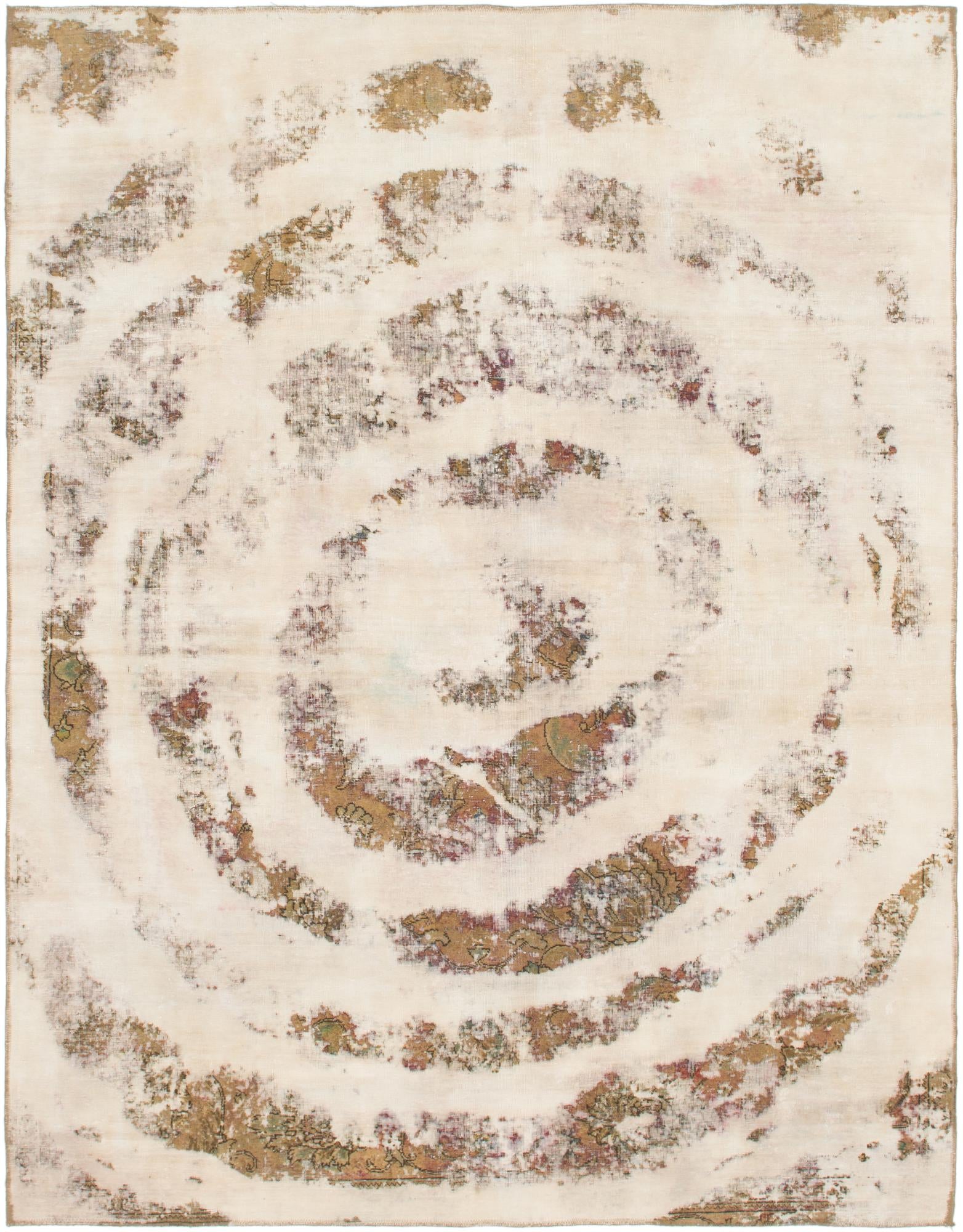 7' 5 x 9' 6 Hand Knotted Ultra Vintage Persian Wool Rug