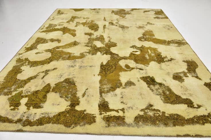 Detail image of 9' x 12' Hand Knotted Ultra Vintage Persian Wool Rug