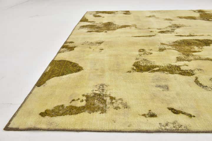 9' x 12' Hand Knotted Ultra Vintage Persian Wool Rug