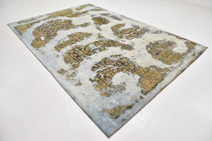 7' 10 x 11' 8 Hand Knotted Ultra Vintage Persian Wool Rug