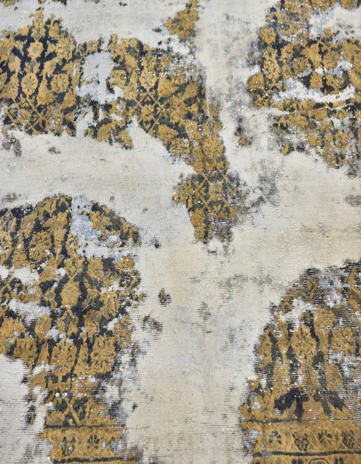 Detail image of 7' 10 x 11' 8  Hand Knotted Ultra Vintage Persian Wool Rug