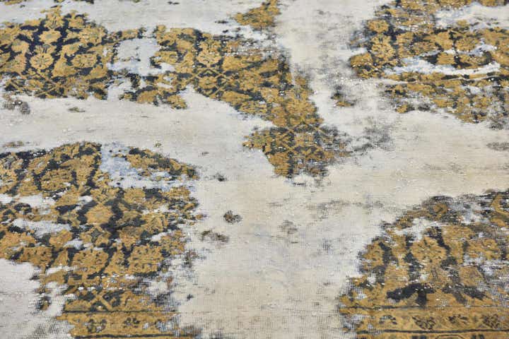 7' 10 x 11' 8 Hand Knotted Ultra Vintage Persian Wool Rug