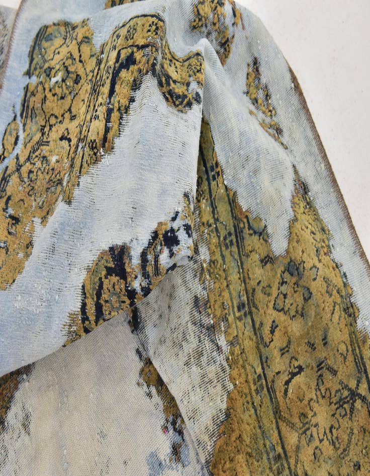 Detail image of 7' 10 x 11' 8  Hand Knotted Ultra Vintage Persian Wool Rug