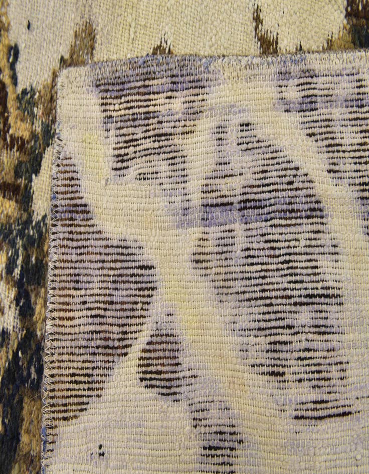 Detail image of 7' 4 x 10' 6  Hand Knotted Ultra Vintage Persian Wool Rug