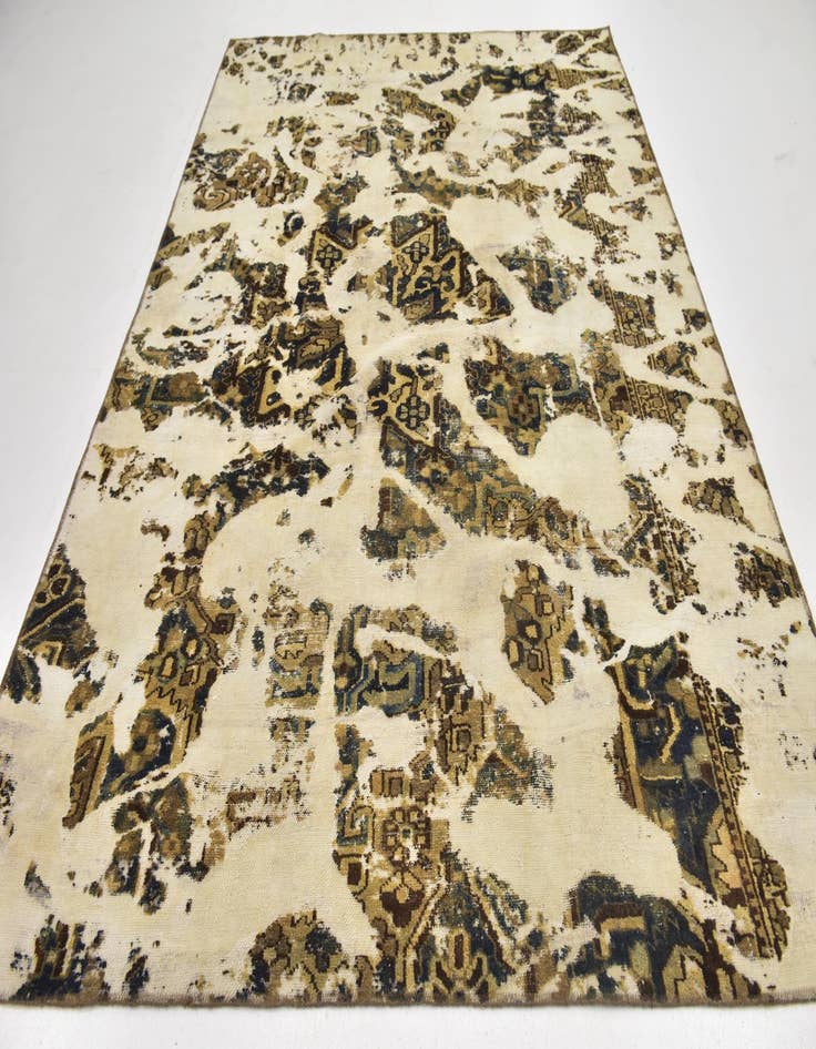 Detail image of 7' 4 x 10' 6  Hand Knotted Ultra Vintage Persian Wool Rug