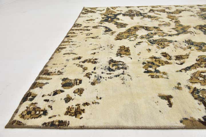 7' 4 x 10' 6 Hand Knotted Ultra Vintage Persian Wool Rug