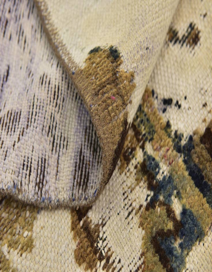 Detail image of 7' 4 x 10' 6  Hand Knotted Ultra Vintage Persian Wool Rug