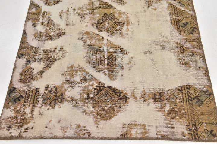 3' 9 x 5' 10 Hand Knotted Ultra Vintage Persian Wool Rug
