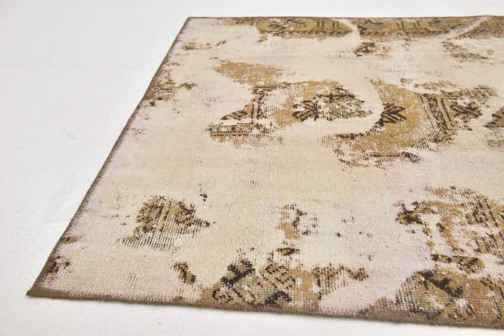 3' 9 x 5' 10 Hand Knotted Ultra Vintage Persian Wool Rug