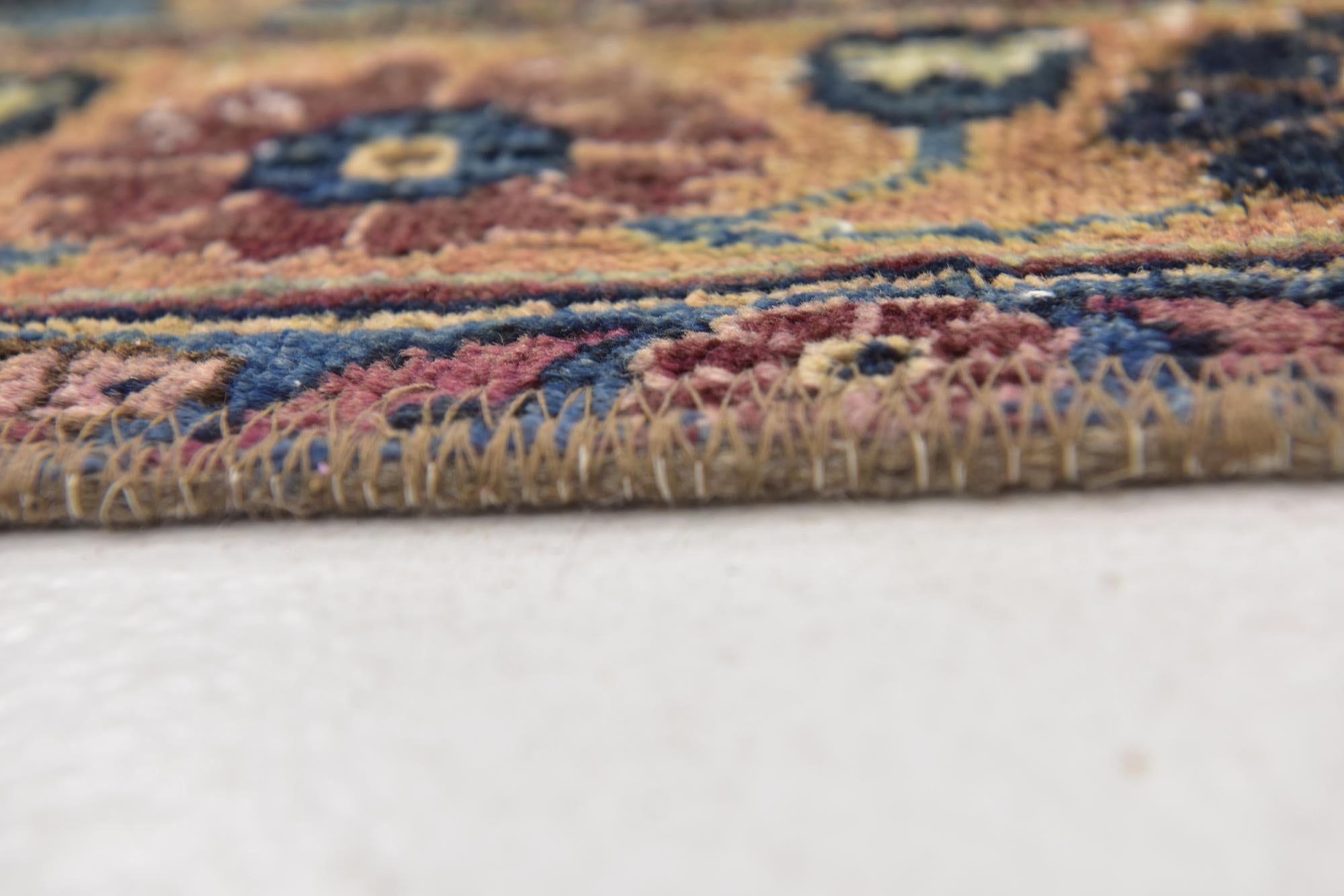 3' 8 x 7' Hand Knotted Ultra Vintage Persian Wool Rug