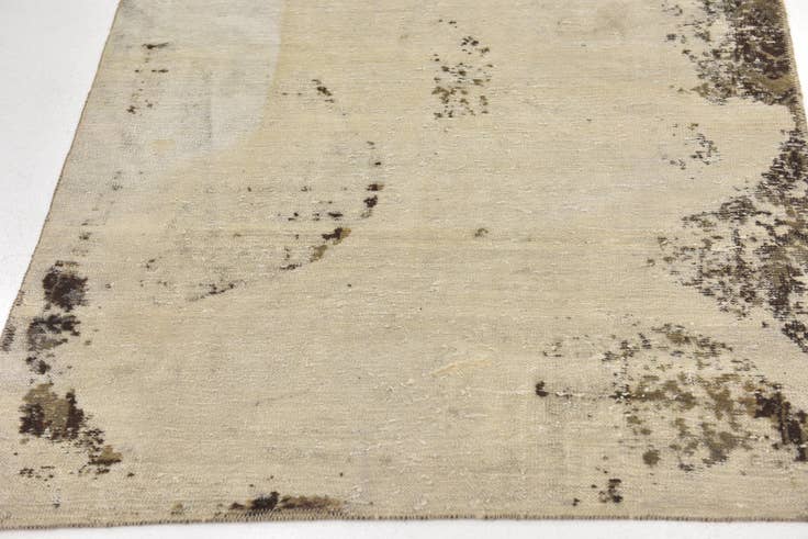 Detail image of 3' 8 x 6' Hand Knotted Ultra Vintage Persian Wool Rug