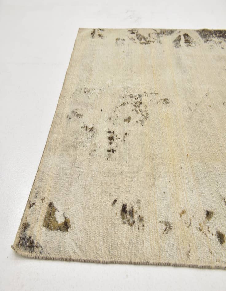 Detail image of 3' 8 x 6' Hand Knotted Ultra Vintage Persian Wool Rug