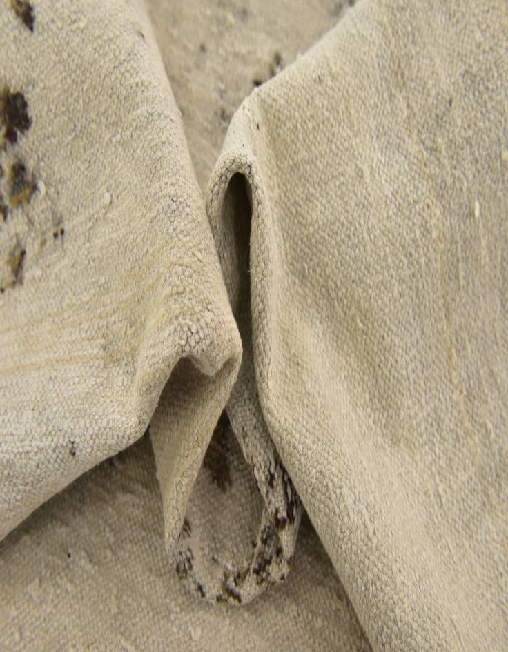 Detail image of 3' 8 x 6' Hand Knotted Ultra Vintage Persian Wool Rug