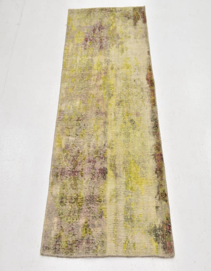 Detail image of 2' 10 x 5'  Hand Knotted Ultra Vintage Persian Wool Rug