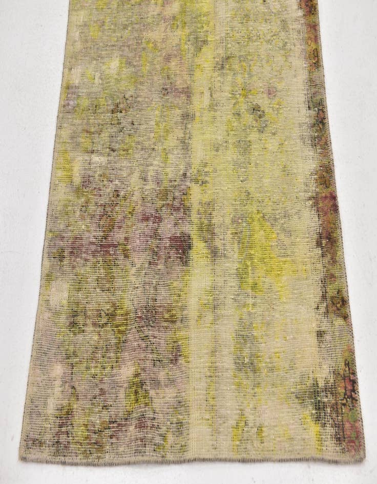 Detail image of 2' 10 x 5'  Hand Knotted Ultra Vintage Persian Wool Rug