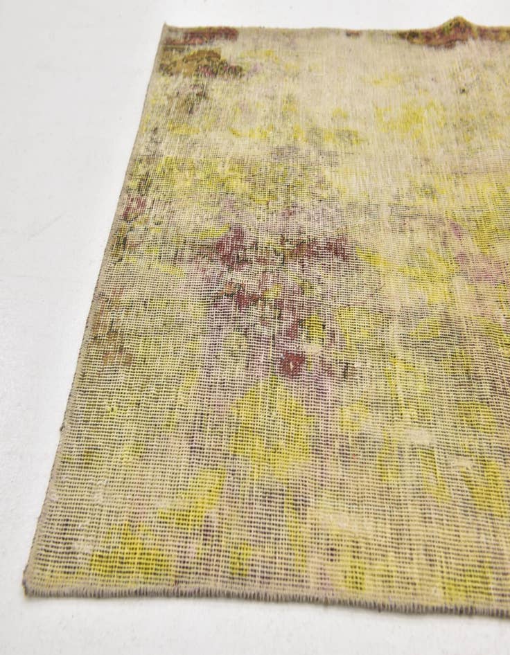 Detail image of 2' 10 x 5'  Hand Knotted Ultra Vintage Persian Wool Rug