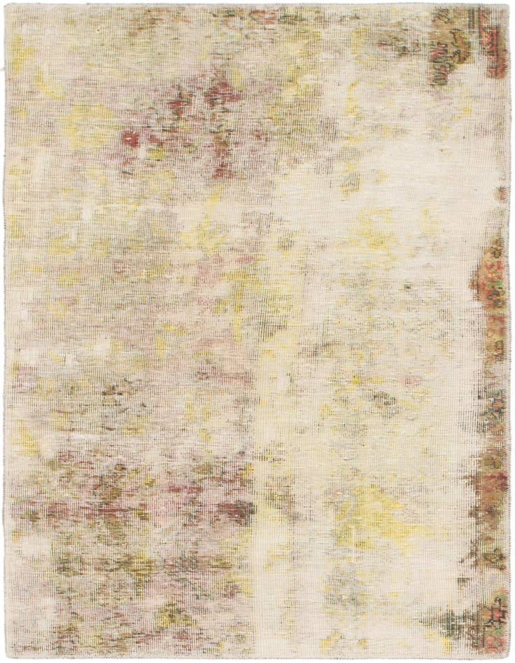 Detail image of 2' 10 x 5' Hand Knotted Ultra Vintage Persian Wool Rug
