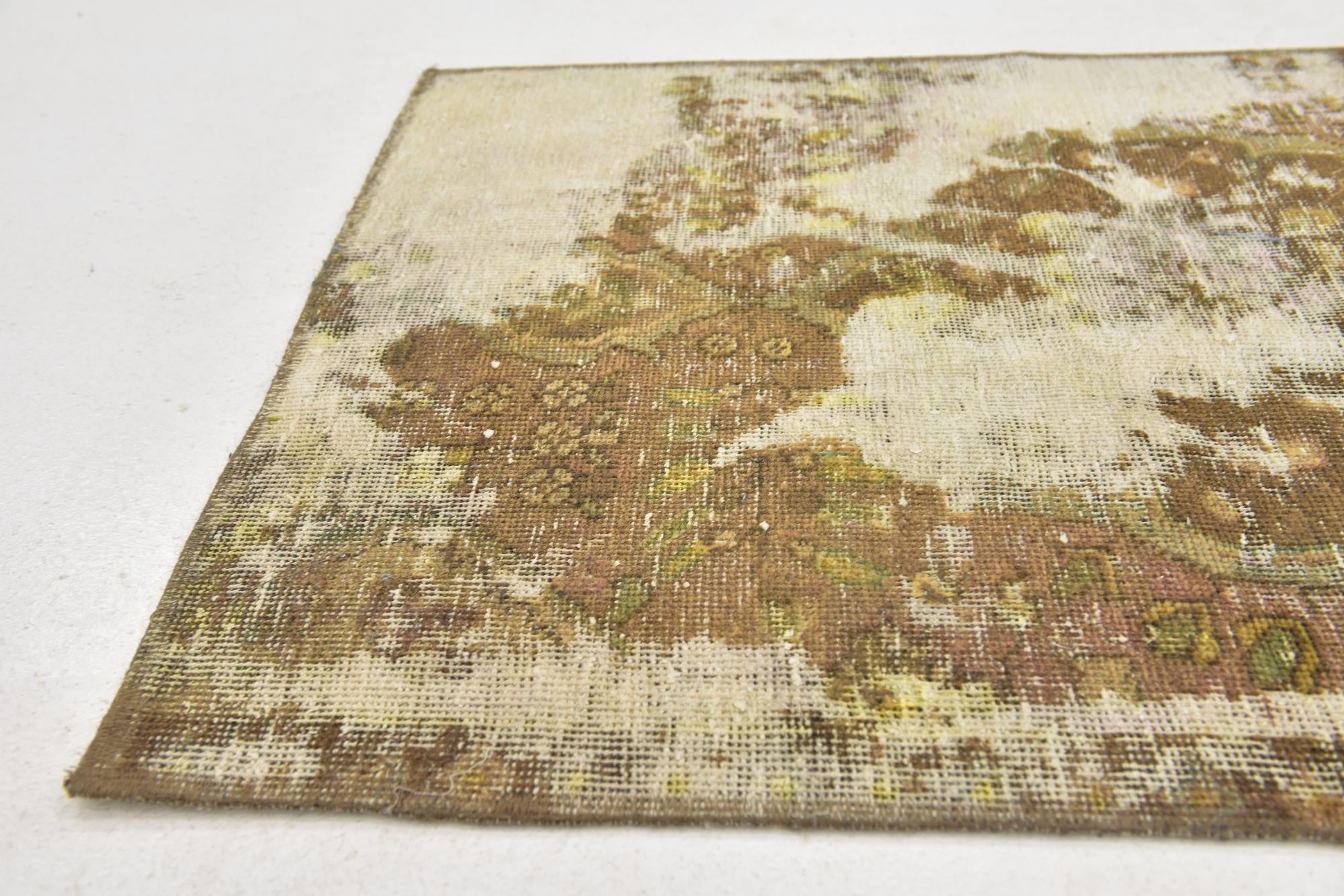 2' 10 x 4' 4 Hand Knotted Ultra Vintage Persian Wool Rug