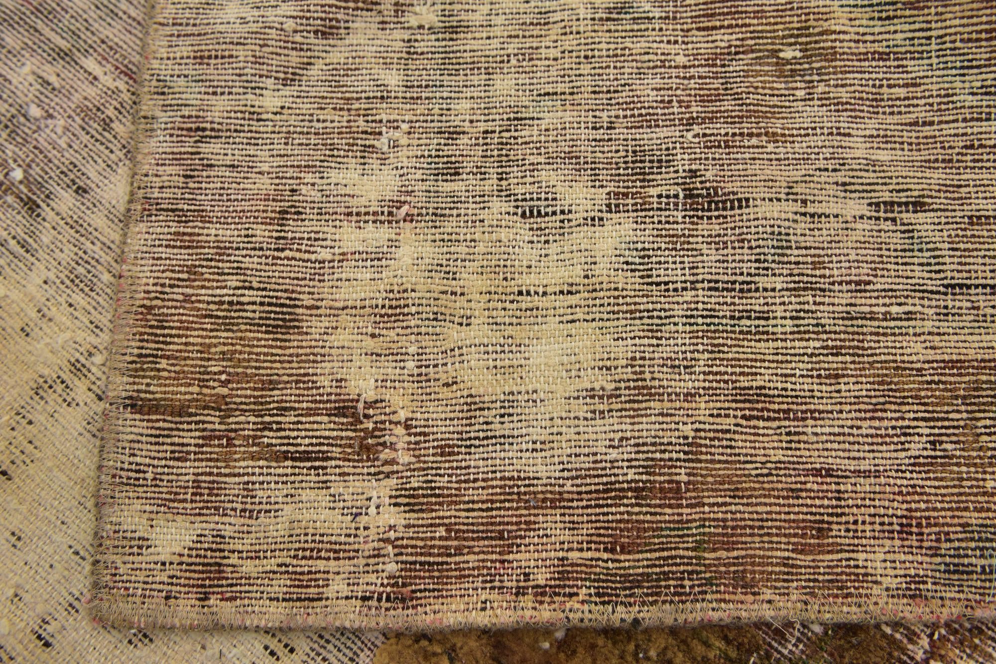 4' 2 x 6' 3 Hand Knotted Ultra Vintage Persian Wool Rug