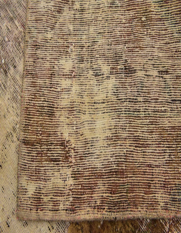 Detail image of 4' 2 x 6' 3  Hand Knotted Ultra Vintage Persian Wool Rug