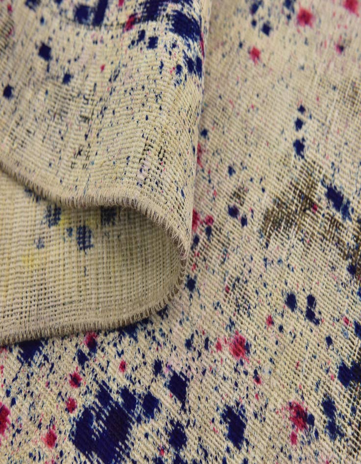 Detail image of 6' 10 x 9' 3  Hand Knotted Ultra Vintage Persian Wool Rug